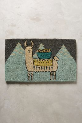 Mountain Llama Doormat