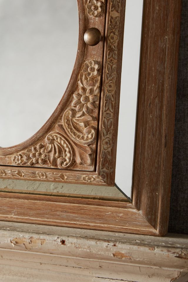 Handcarved Chennai Mirror #1
