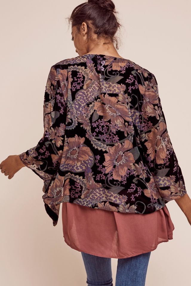 Floral Burnout Kimono #2