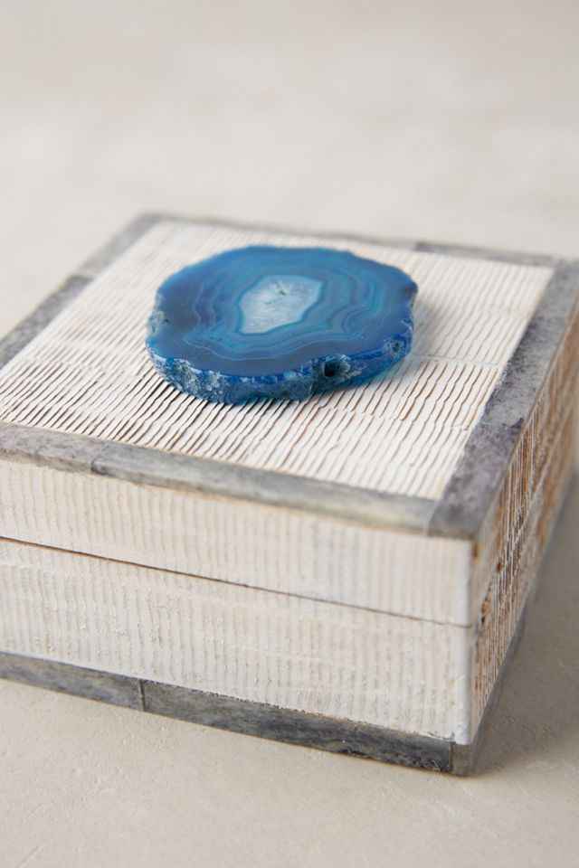 Agate-Topped Jewelry Box #1