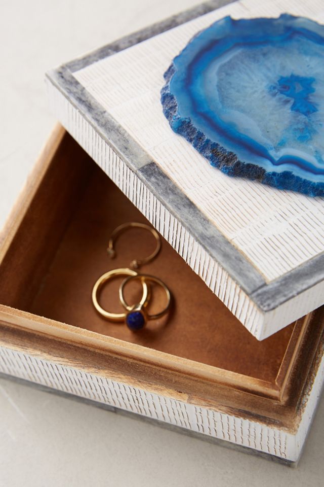 Agate-Topped Jewelry Box #3