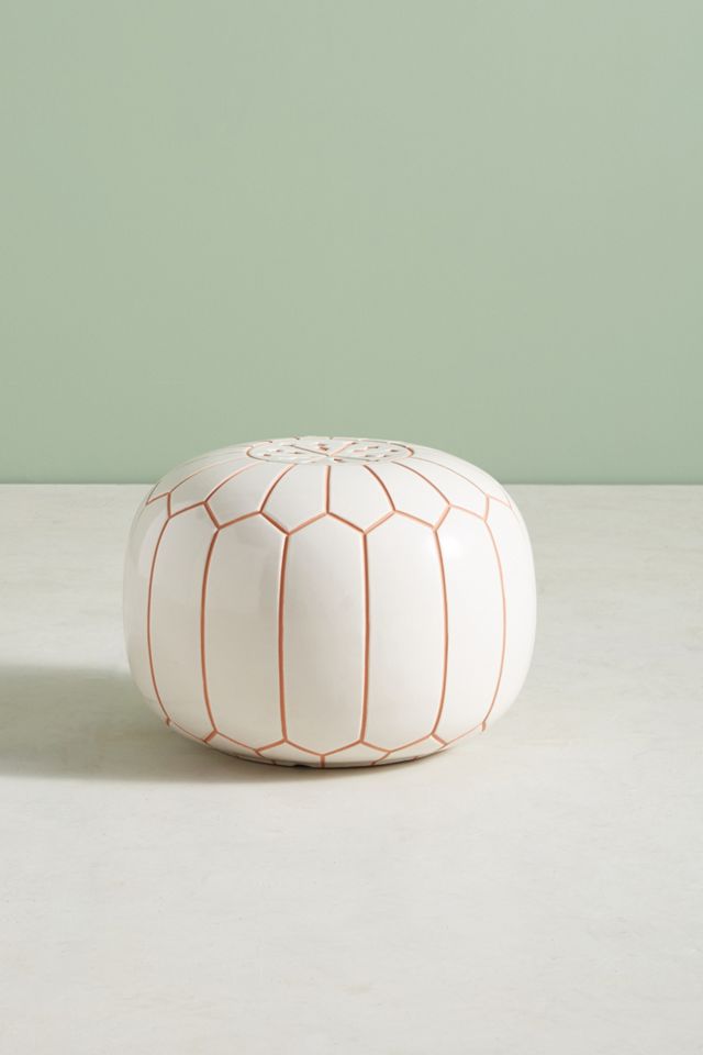 Moroccan Ceramic Stool #1