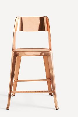 Anthropologie Spenser Stool In Gold