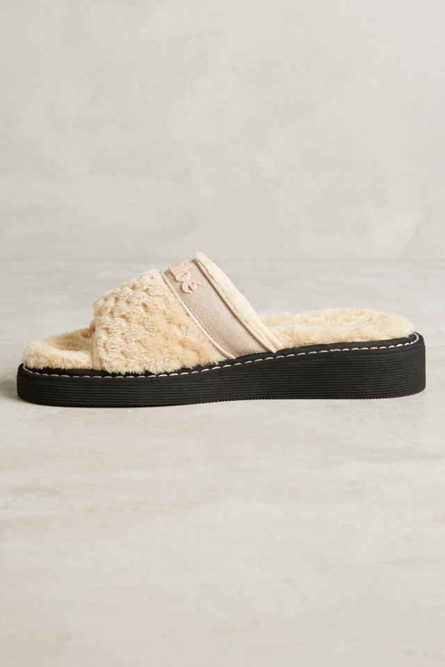 See by Chloe Faux Shearling Slide Sandals #2