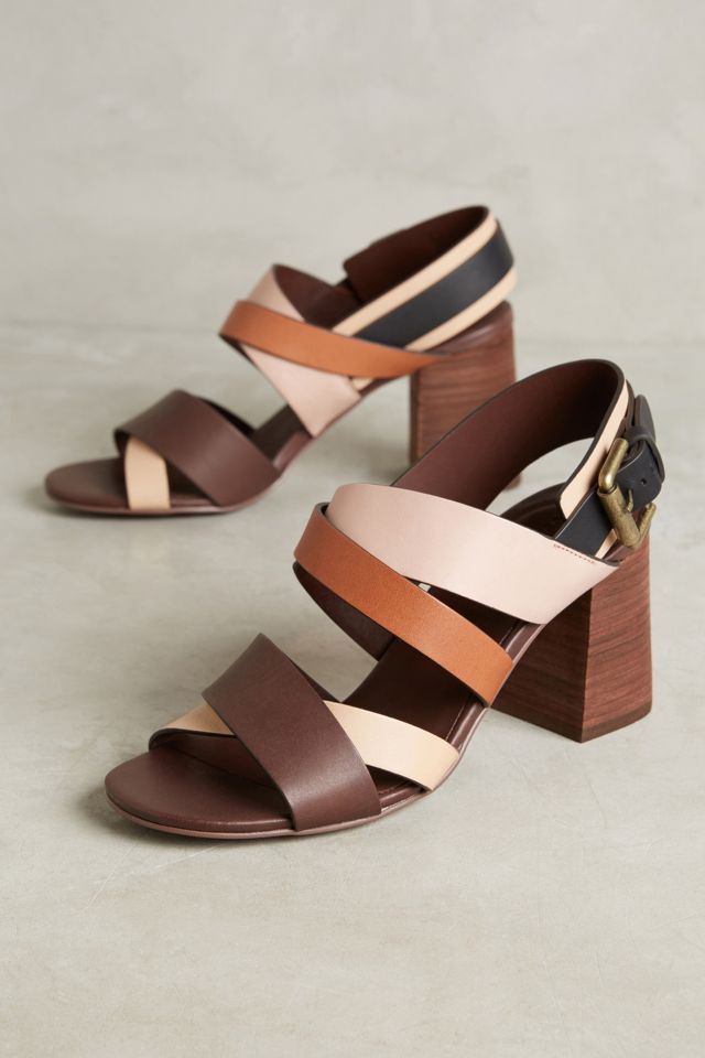 Chloe block heel discount sandals