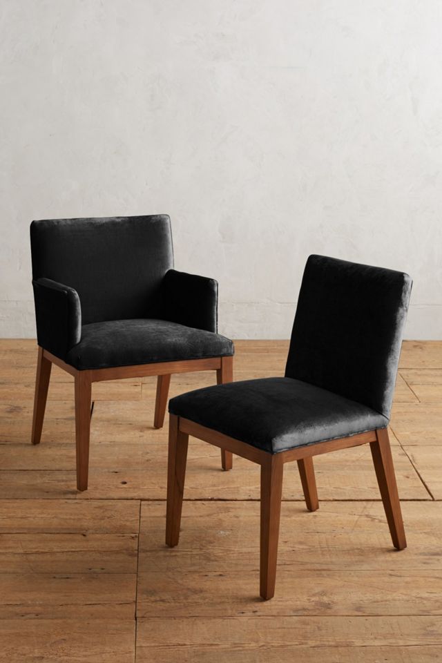 Slub Velvet Emrys Armchair #3