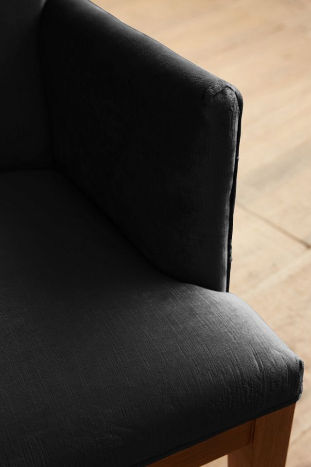 Slub Velvet Emrys Armchair #2