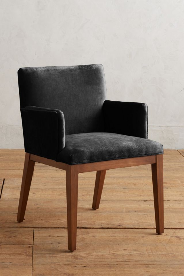 Slub Velvet Emrys Armchair