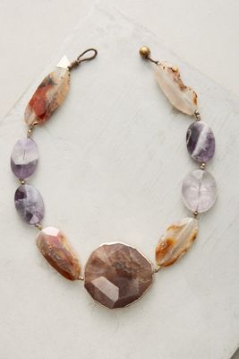Auburn & Agate Bib Necklace