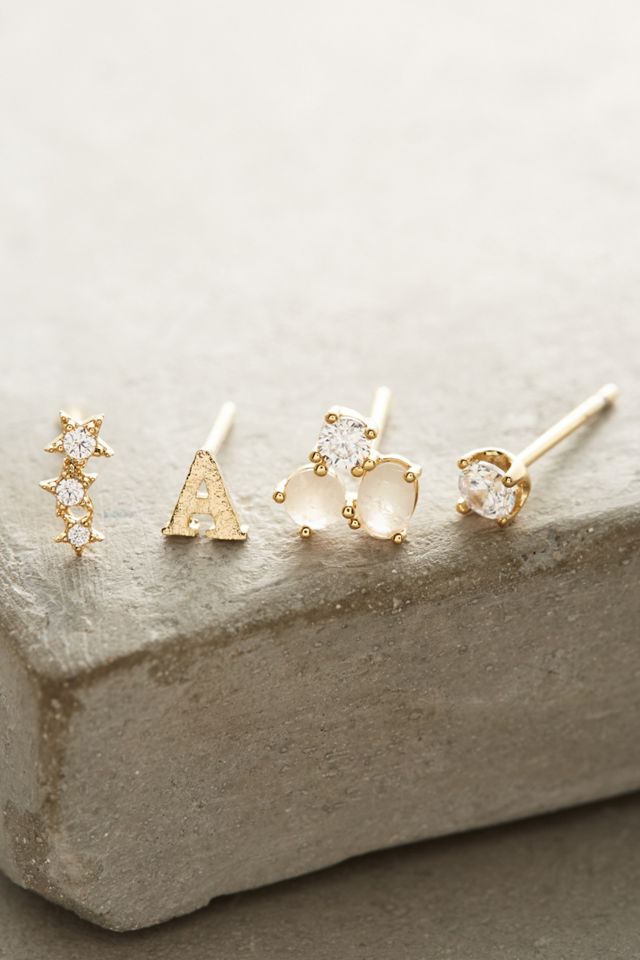 Letters In Lights Earring Set #1