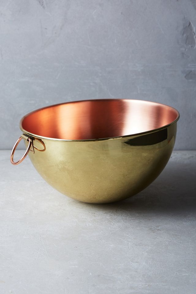 HAMMERED COPPER MIXING BOWLS — ORYX AND FIG