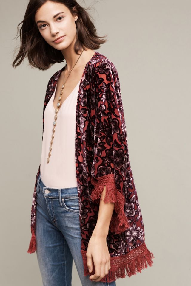 Marcie Velvet Kimono #1