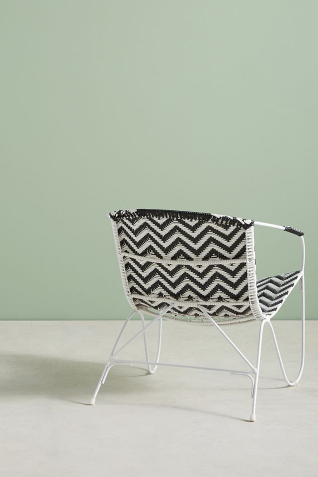 Woven Chevron Outdoor Chair #2