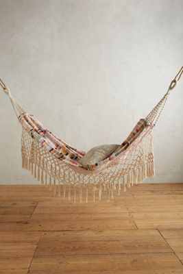 Earthtone Fringe Hammock