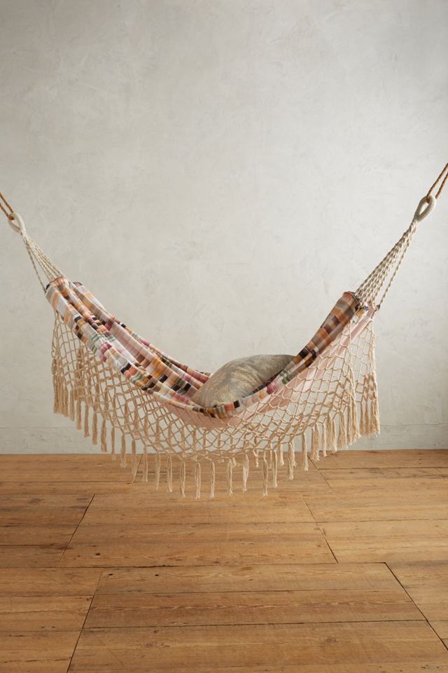 Earthtone Fringe Hammock
