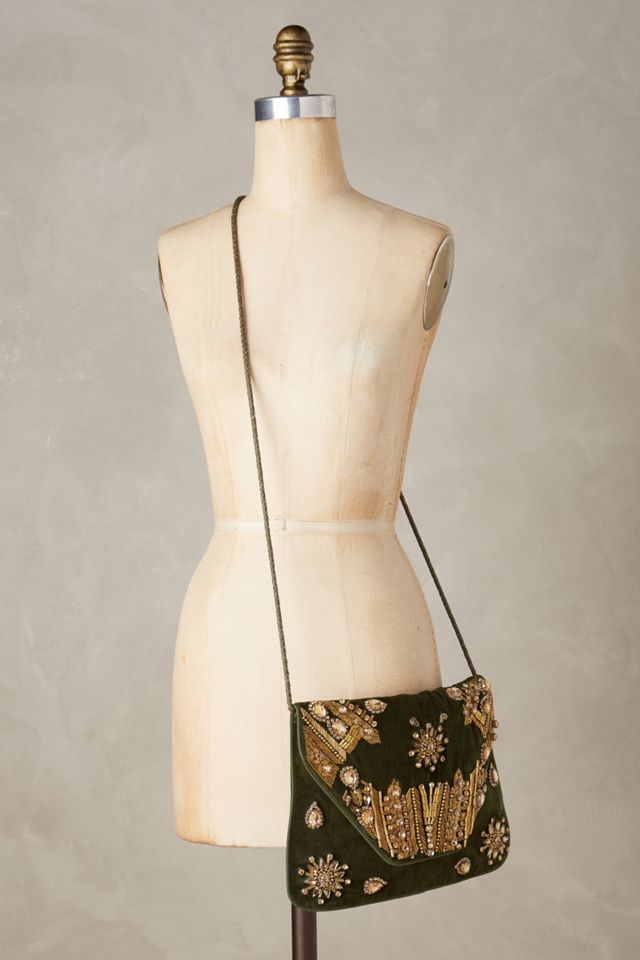 Ricki Beaded Velvet Bag #3