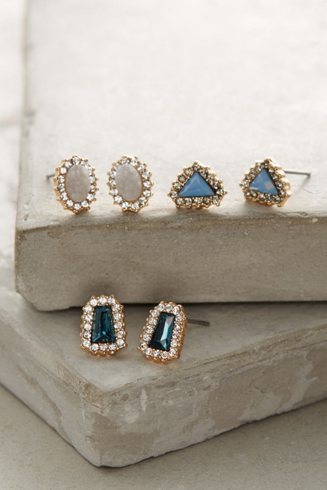 Pave Earring Set #1