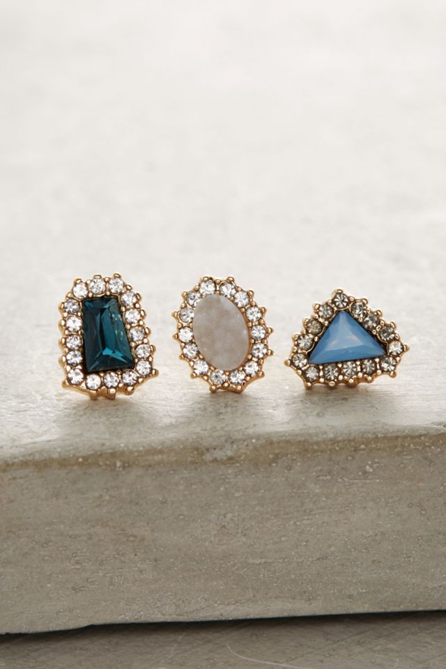 Pave Earring Set #2
