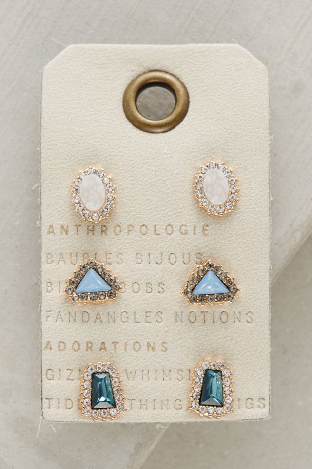 Pave Earring Set