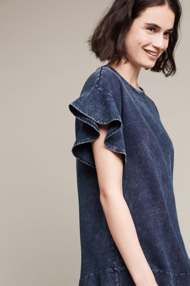 Ruffled Indigo Dress #2