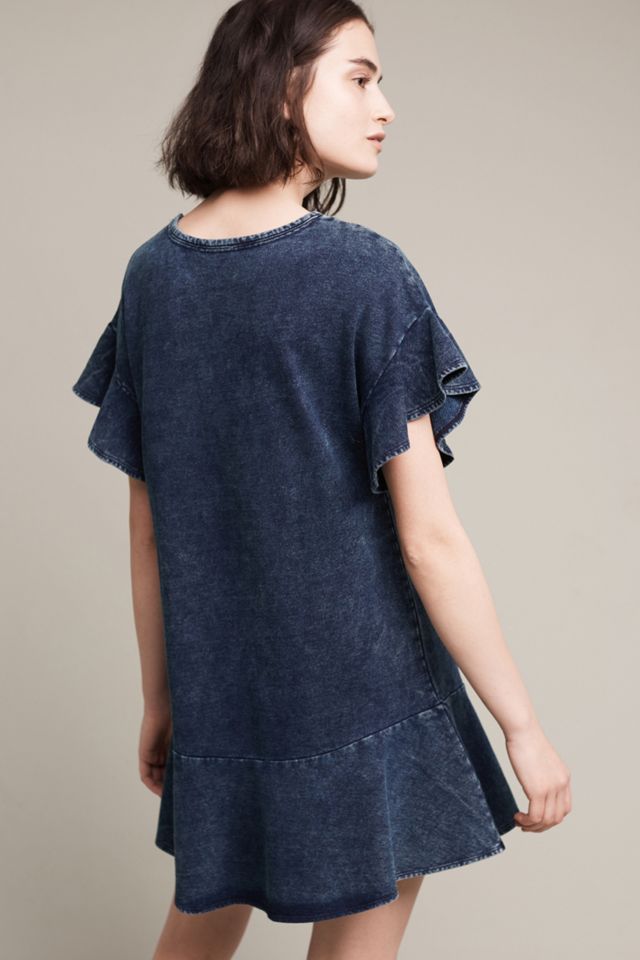 Ruffled Indigo Dress #3