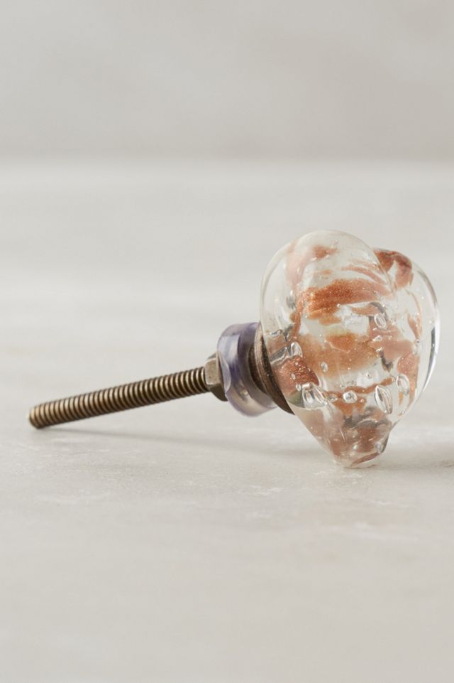 Glass Heart Knob #2