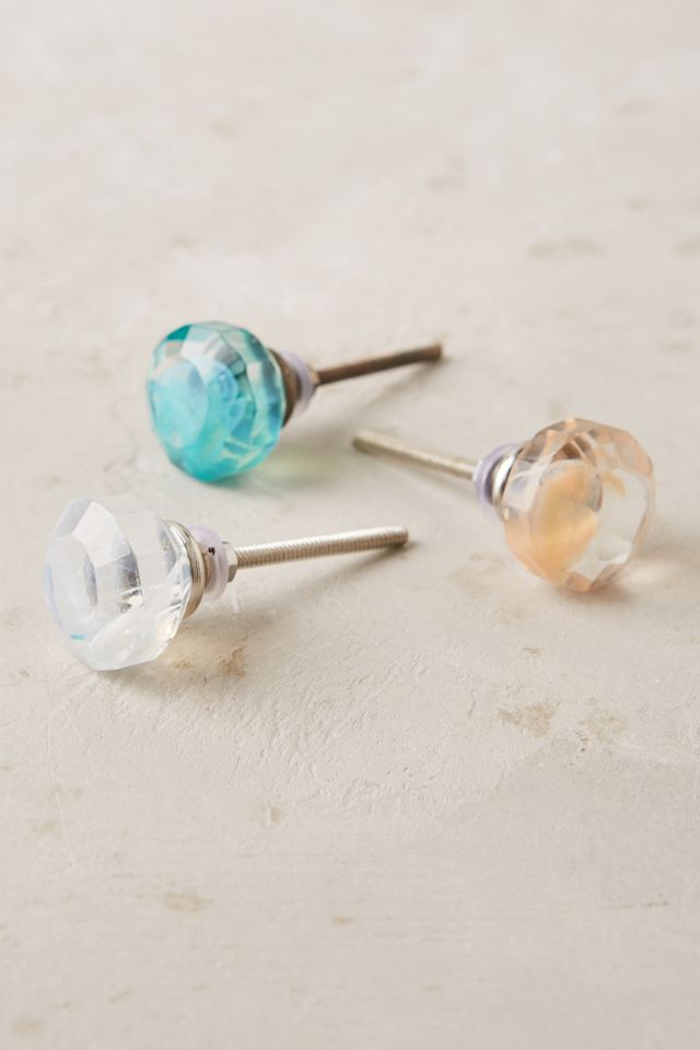 Faceted Lune Knob #2