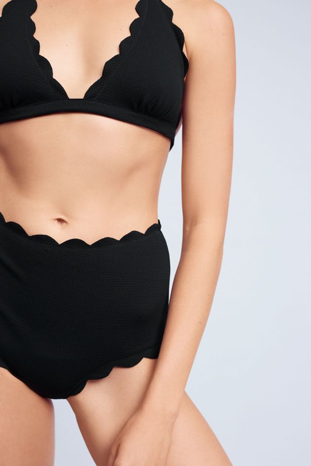 Marysia Scalloped Halter Bikini Top #4