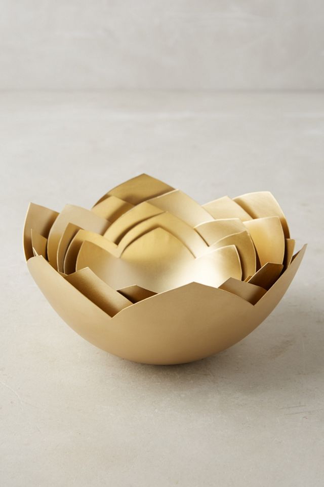 Lotus Decorative Nesting Bowls #1