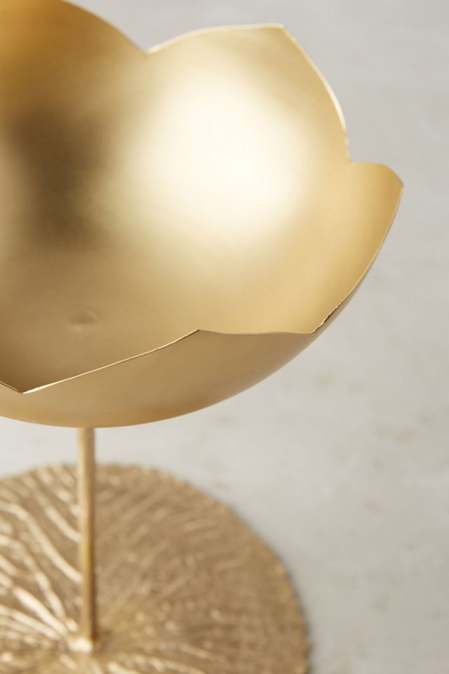 Brass Lotus Vessel #1