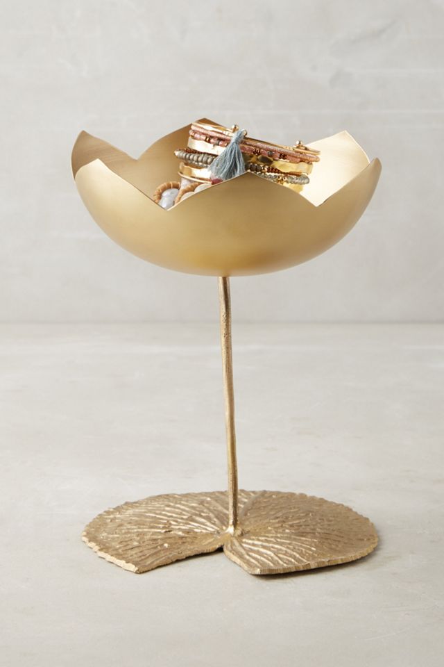Brass Lotus Vessel