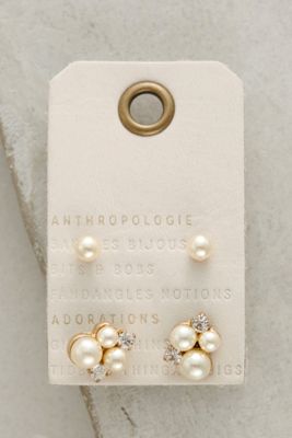 Pearlescent Earring Set