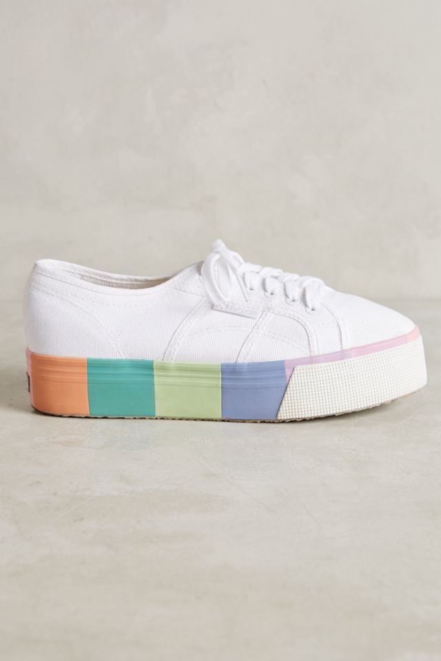 Superga Pastel Platform Sneakers #1