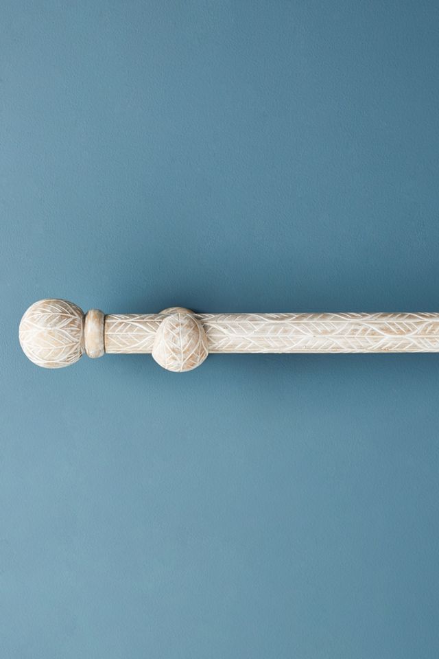 Twig-Etched Curtain Rod Set #1