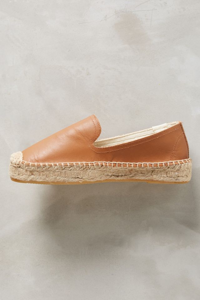 Soludos Cognac Leather Espadrilles #2