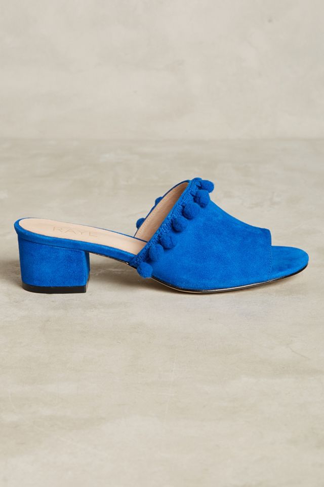 Raye Camille Pommed Peeptoe Mules #1
