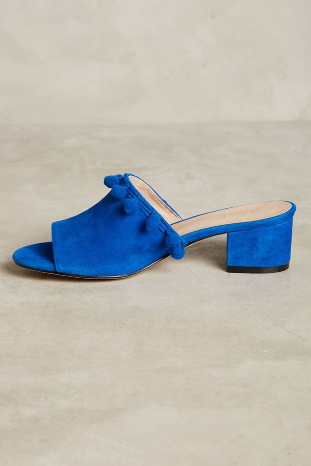 Raye Camille Pommed Peeptoe Mules #2