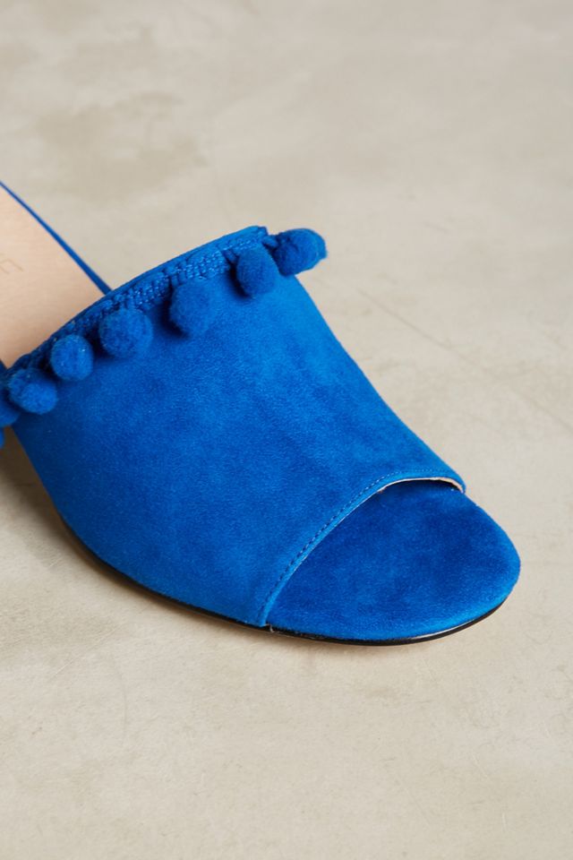 Raye Camille Pommed Peeptoe Mules #3
