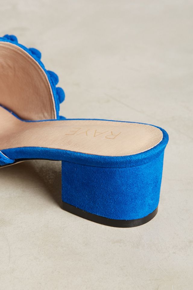 Raye Camille Pommed Peeptoe Mules #4