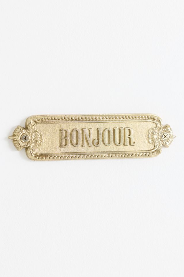 French Word Cottage Metal Sign #2