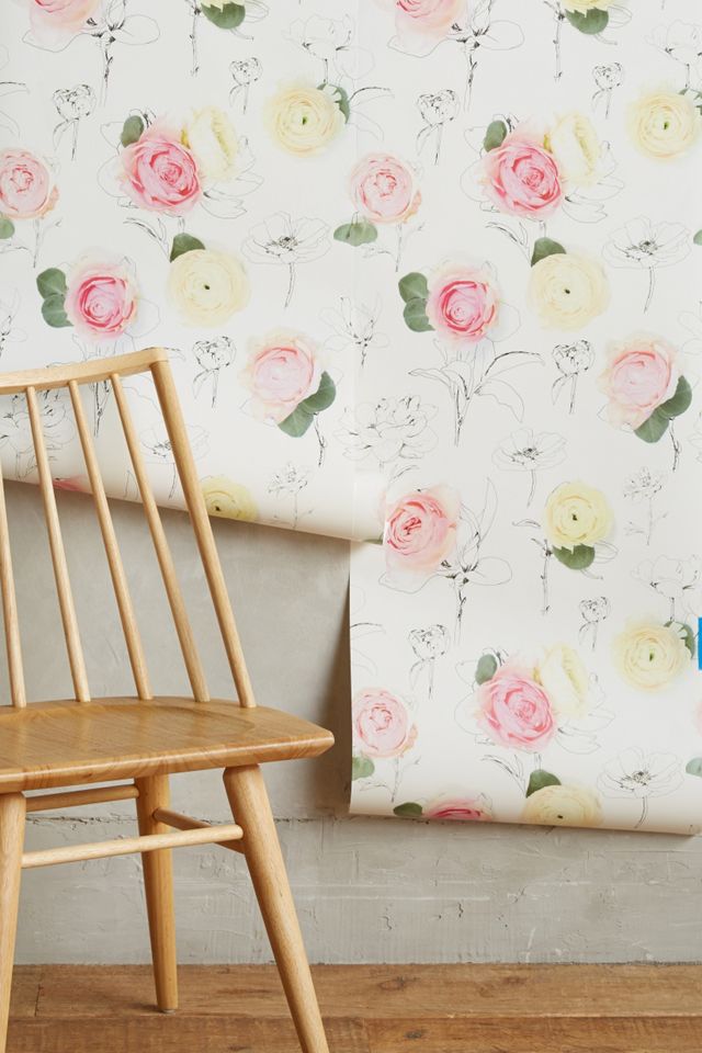 Rose Relief Wallpaper #1