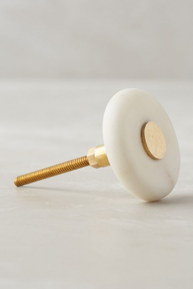 Brass & Marble Knob