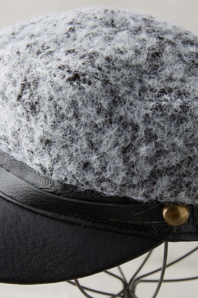 Elyse Herringbone Newsboy Cap #1