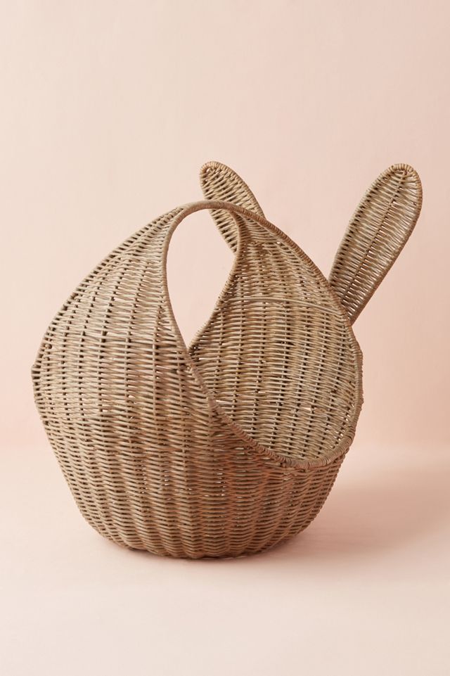 Rabbit Wicker Basket #1