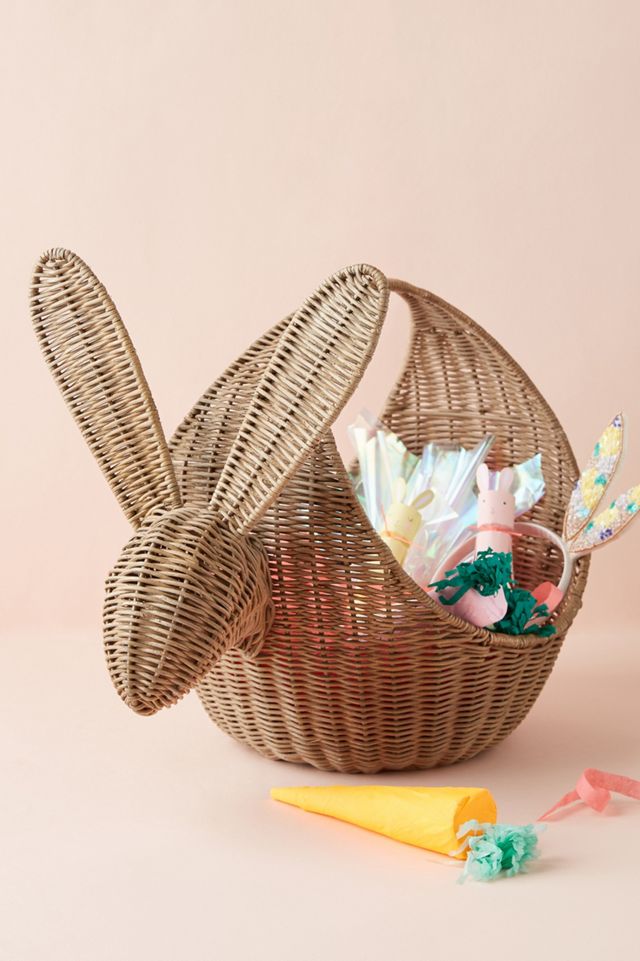 Rabbit Wicker Basket