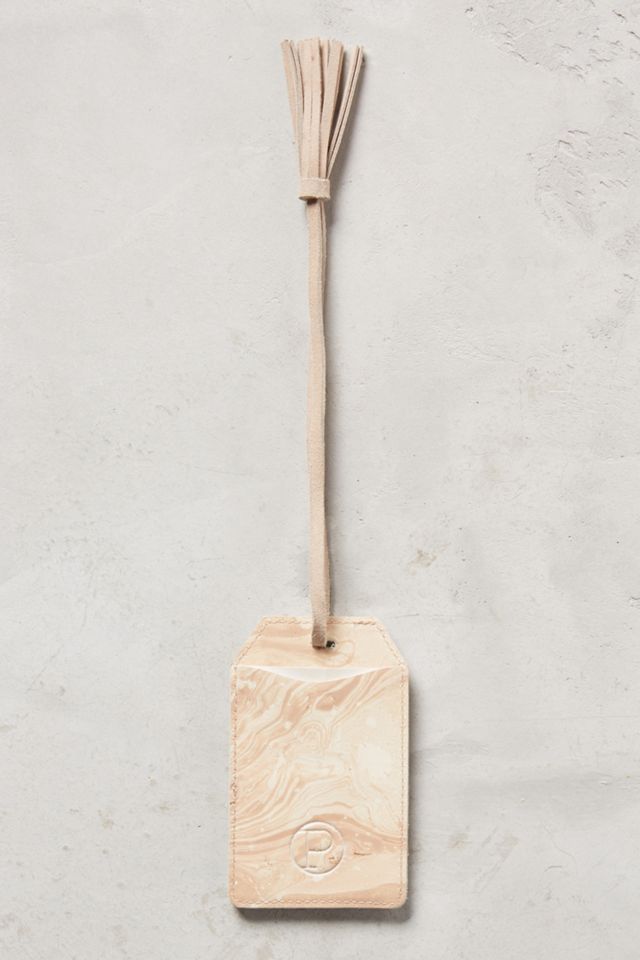 Marbled Luggage Tag #1