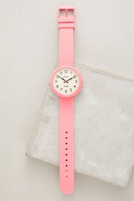 Electric Piglet Pink Watch | Anthropologie