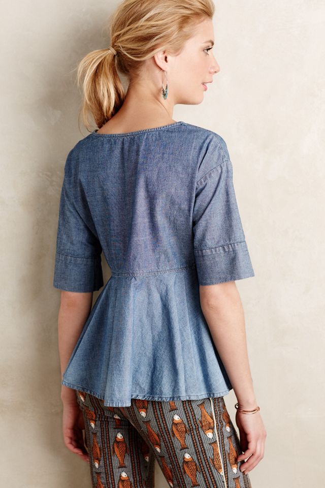Chambray Swing Top #1
