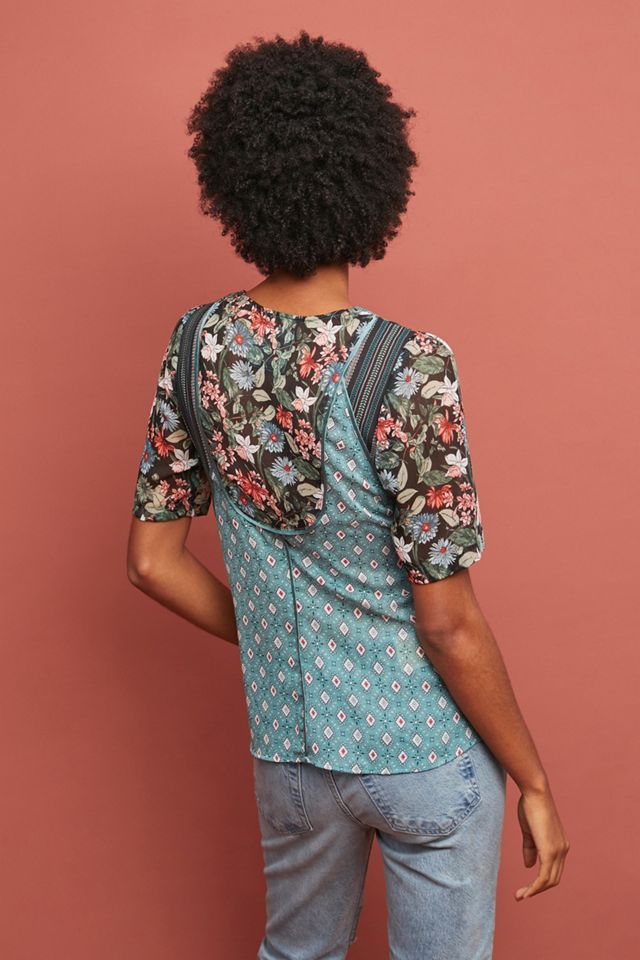 Haut cache-cœur imprimé Carrie #1