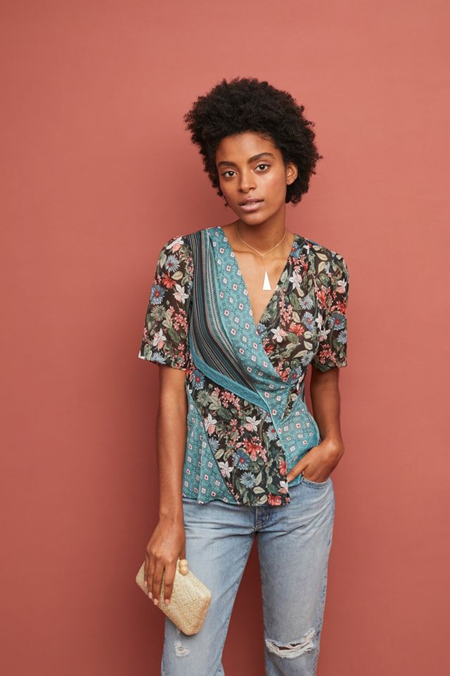 Haut cache-cœur imprimé Carrie #3